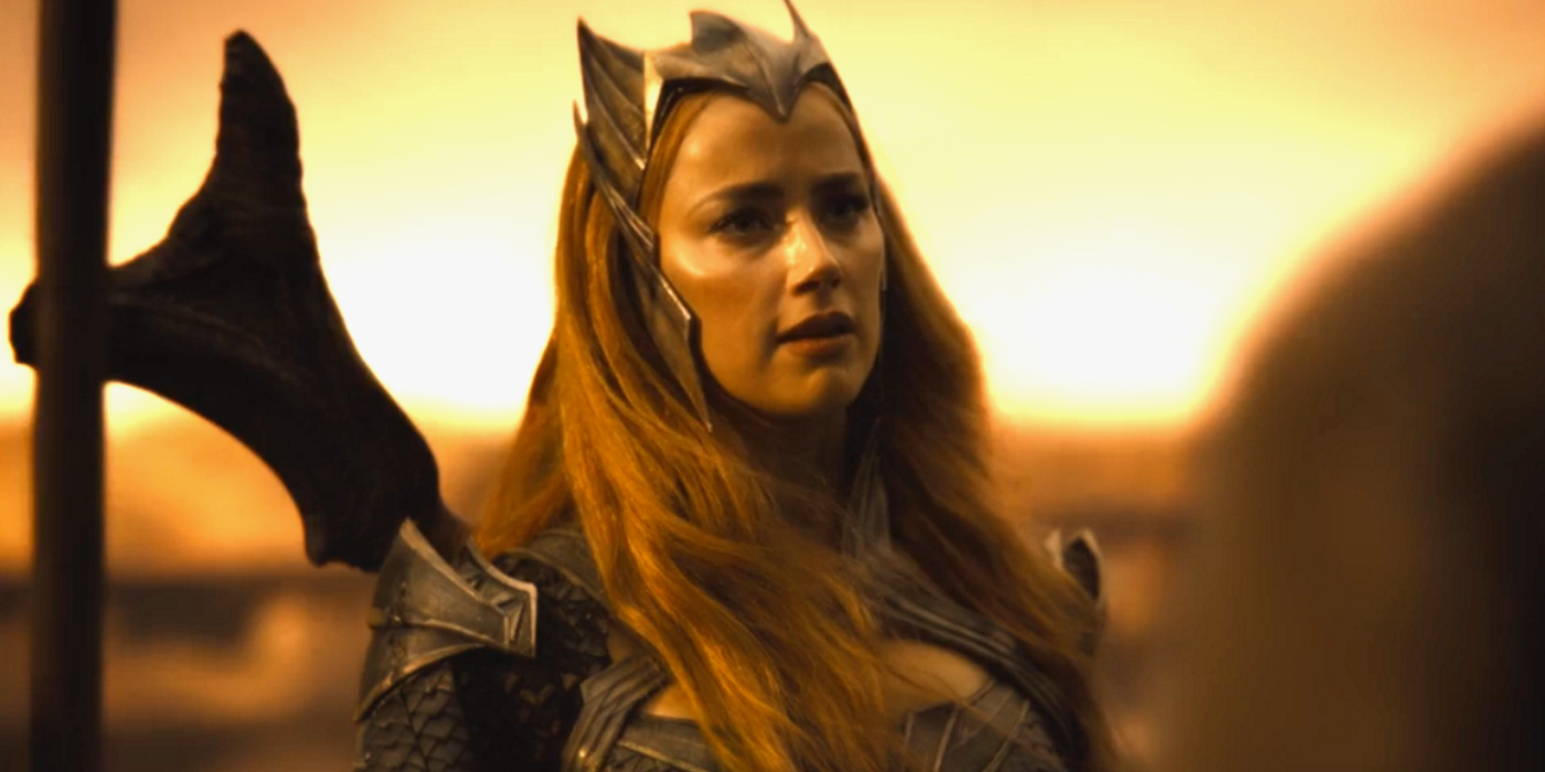 Amber Heard As Mera In The Knightmare Future Sequence Zack Snyder's Justice League