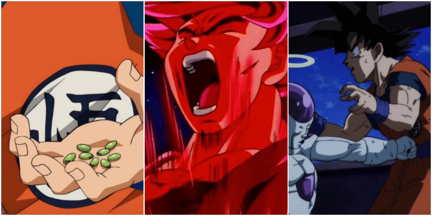 Anime Dragon Ball Goku Mistakes Senzu Beans Kaio-Ken Frieza Betrayal Trio Header