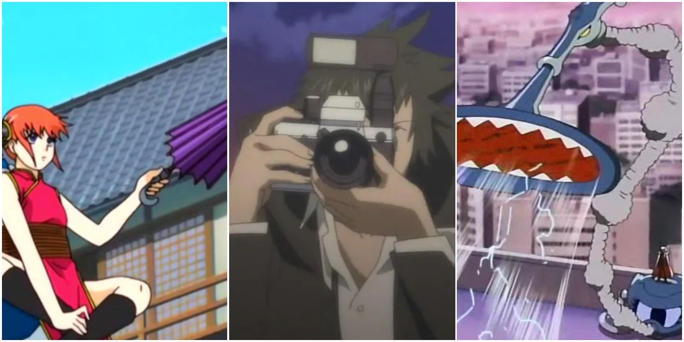 Anime Weird Weapons Kagura Umbrella Saiga Camera Shizuku Vacuum Trio Header