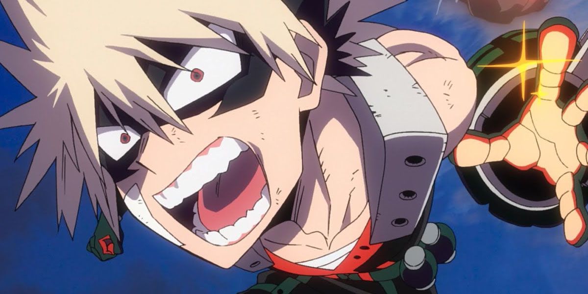 Bakugo about to use his quirk