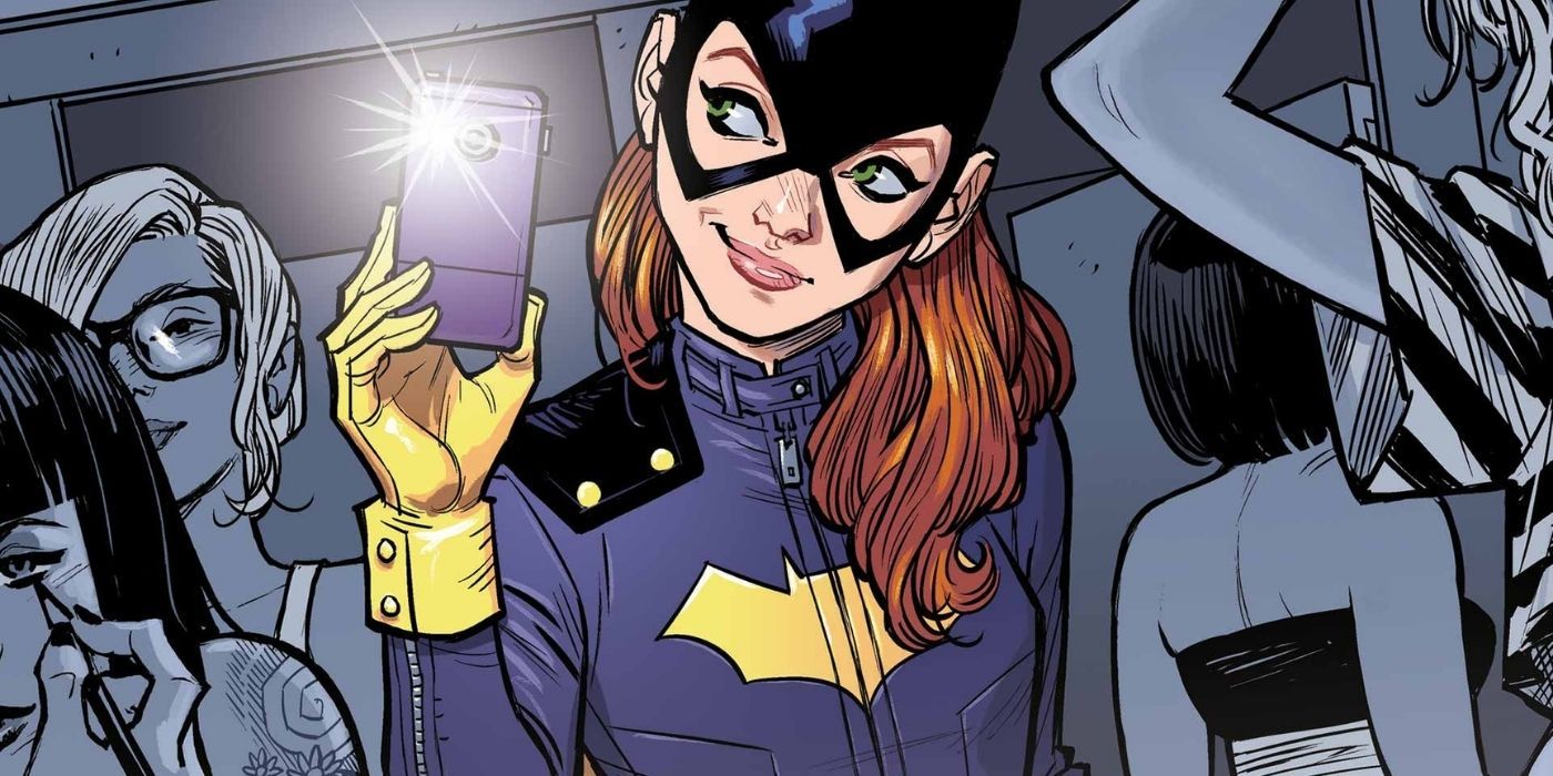 Batgirl wears her costume designed by Cameron Stewart and Babs Tarr