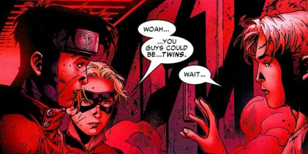 Billy Kaplan and Tommy Shepherd meeting in Young Avengers vol. 1