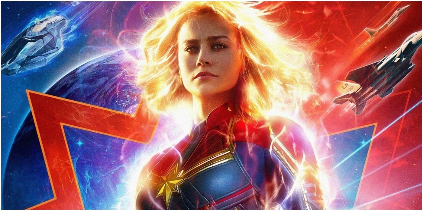 Carol Danvers/Captain Marvel movie poster from the MCU