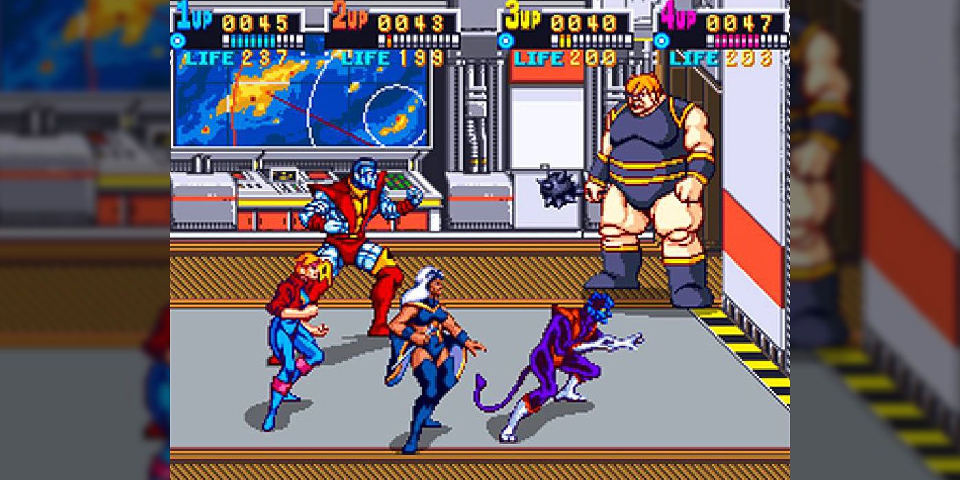 The X-Men battle it out in the 1992 arcade game