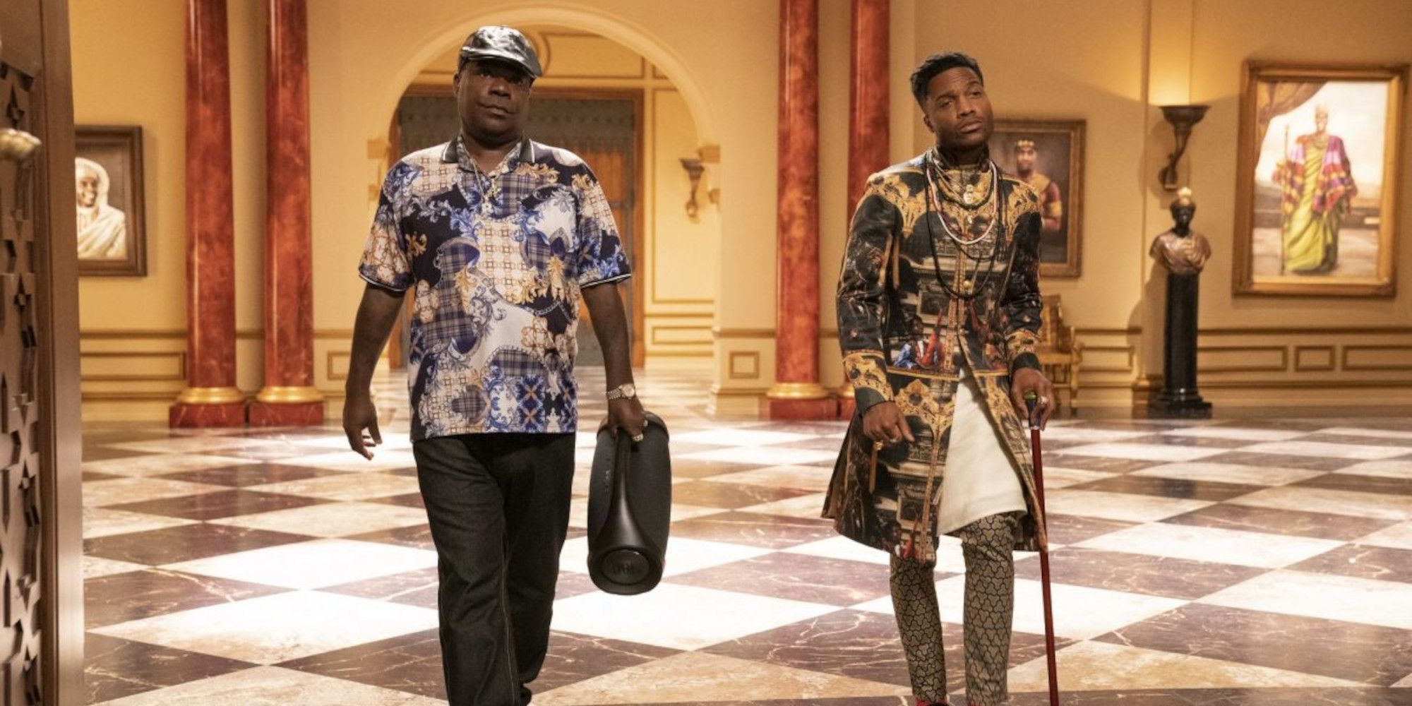 Coming 2 America - Tracy Morgan as Reem Junson and Jermaine Fowler as Lavelle Junson header