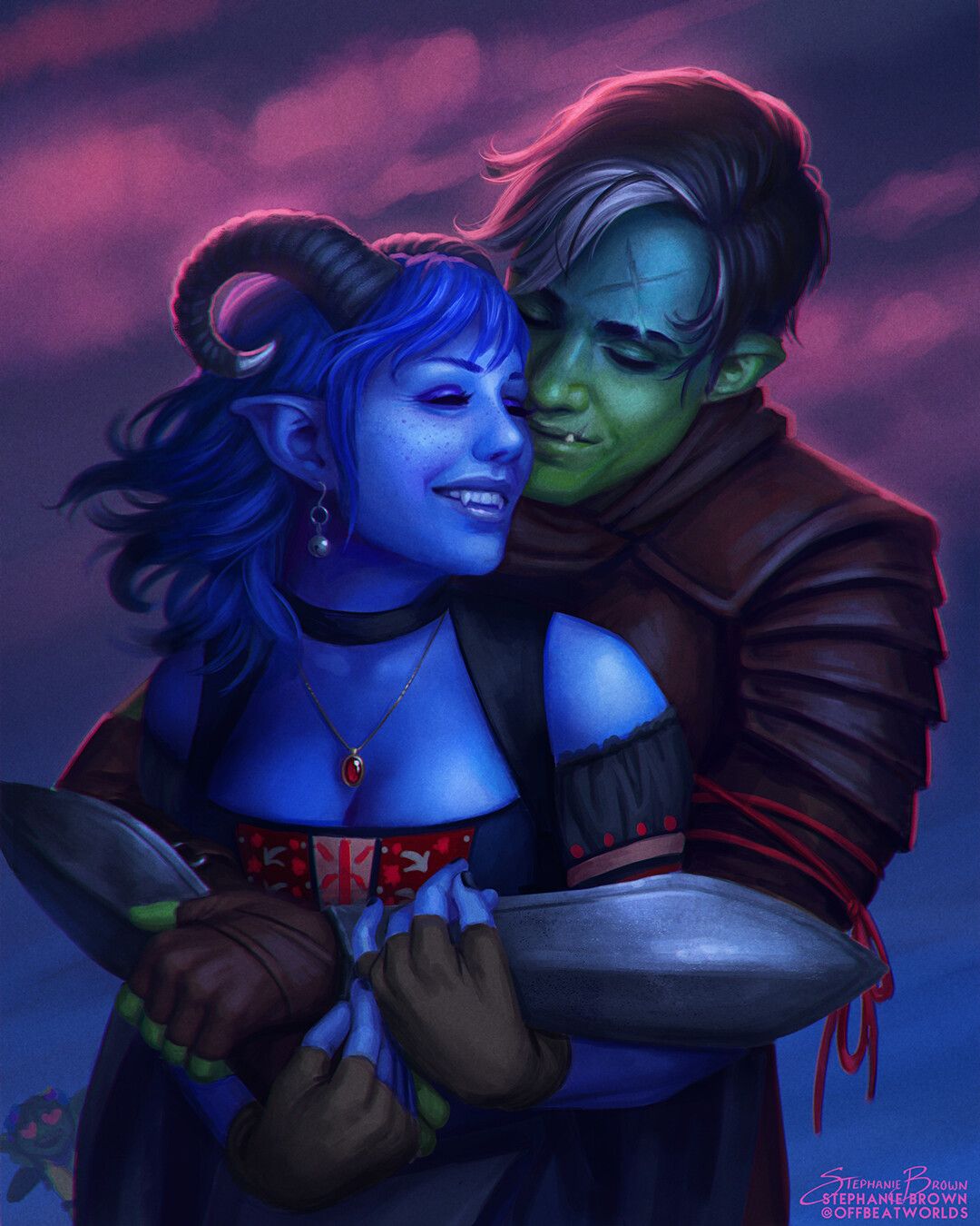 Fjord and Jester from Critical Role.