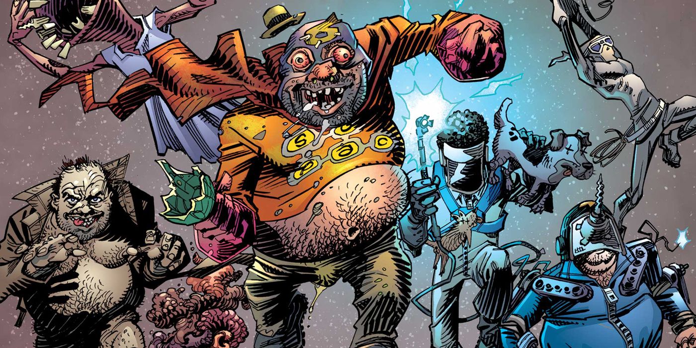 Sixpack and DC's Section Eight rush into battle.