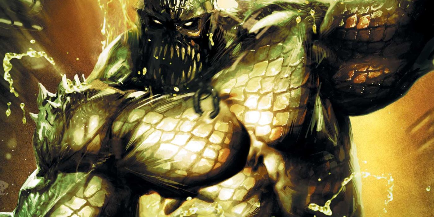 Killer Croc, a mutant human with the physical characteristics of a reptile