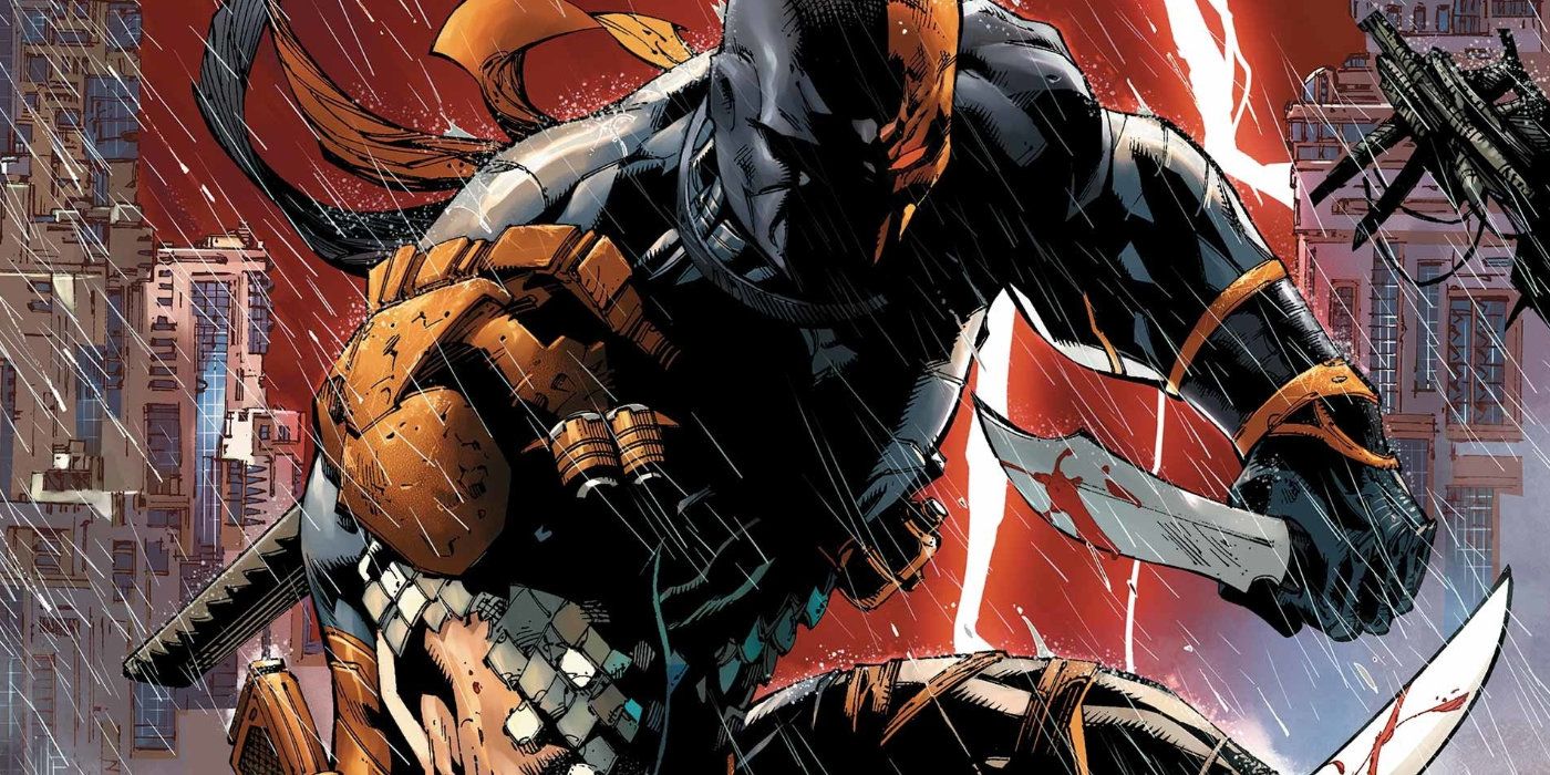 Deathstroke, the most notorious assassin in the DC Universe.
