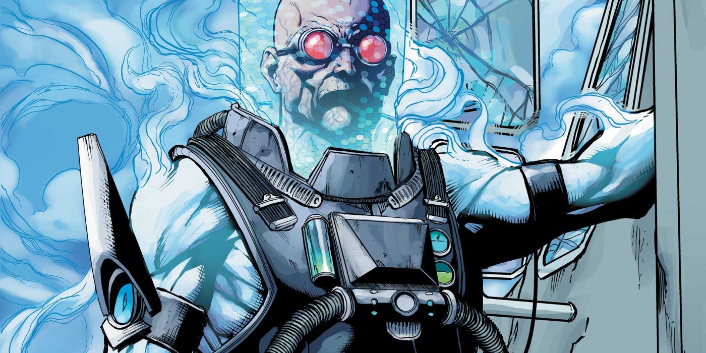 Mr. Freeze, a tortured scientist who turned to crime while trying to cure his terminally ill wife