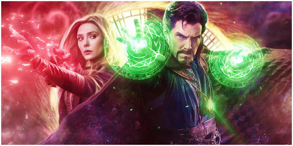 Doctor Strange and Scarlet Witch Marvel