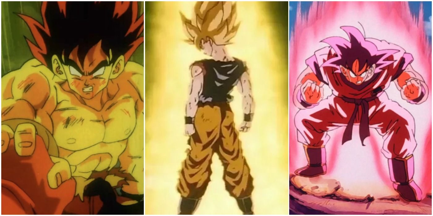Dragon. Ball Goku Pseudo Super Saiyan First Transform Kaio-Ken Trio Header