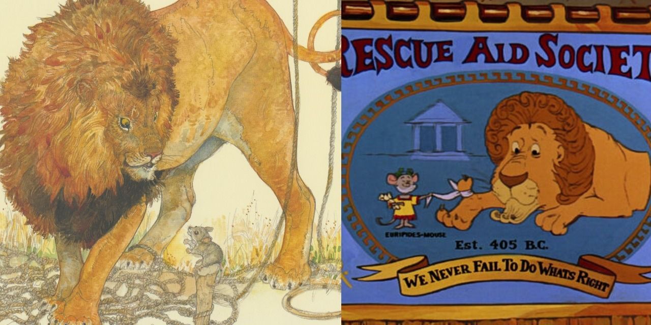 Euripedes Mouse Aesop's Fables The Rescuers