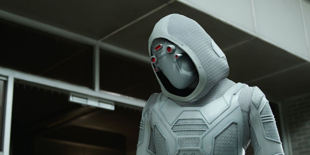 Ghost wearing her full suit in Ant-Man and The Wasp