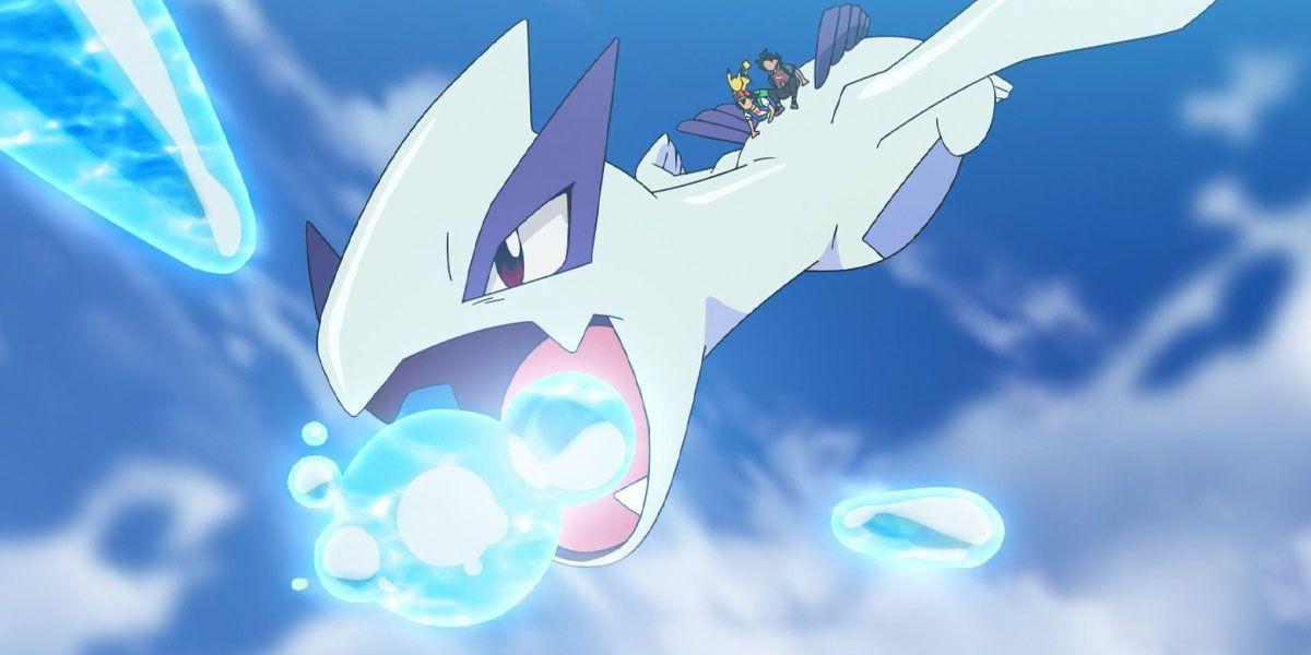 Lugia attacks from the sky Pokémon