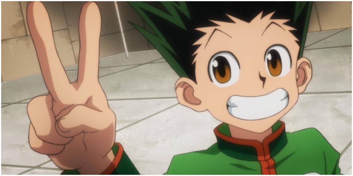 Gon Passing A Trial in the Hunter Exam In Hunter x Hunter