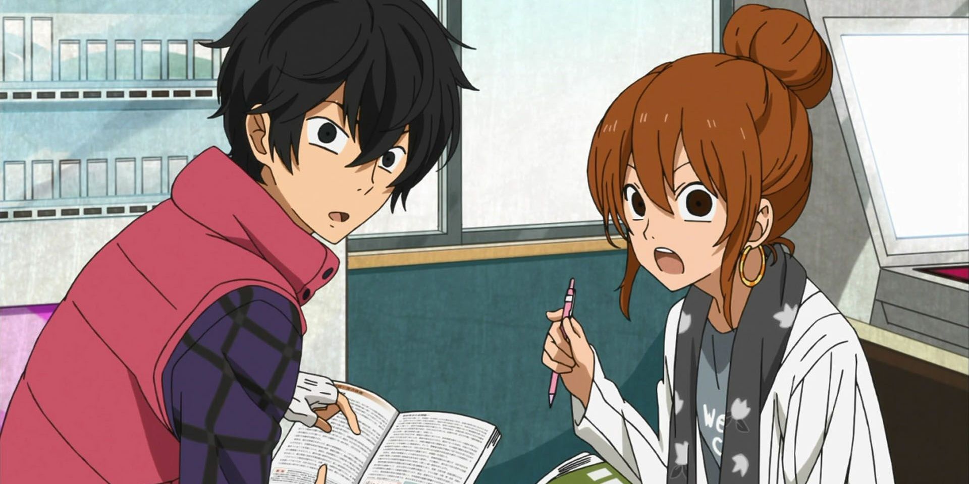 Haru and Natsume Studying In My Little Monster