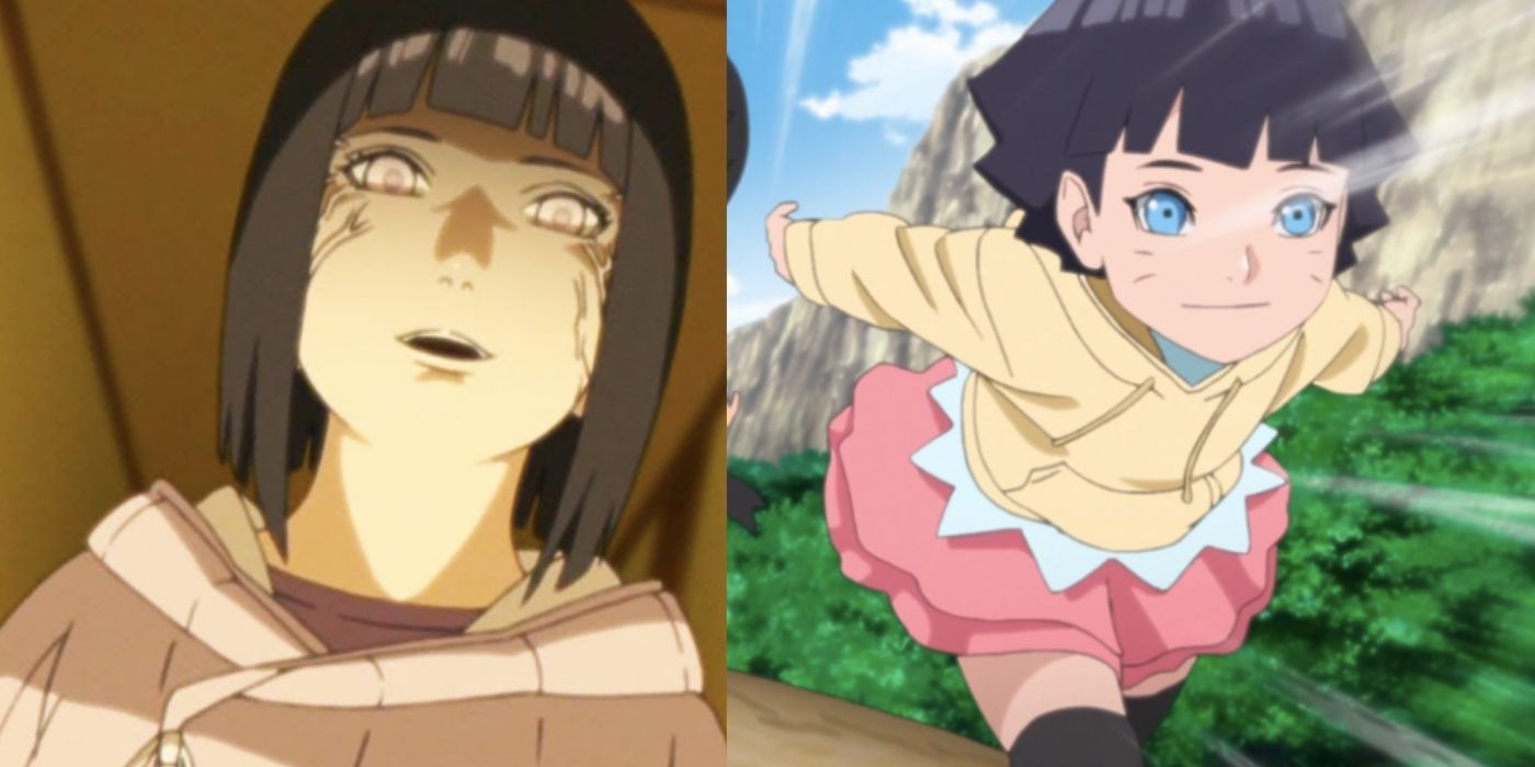 Boruto with Himawari and Hinata