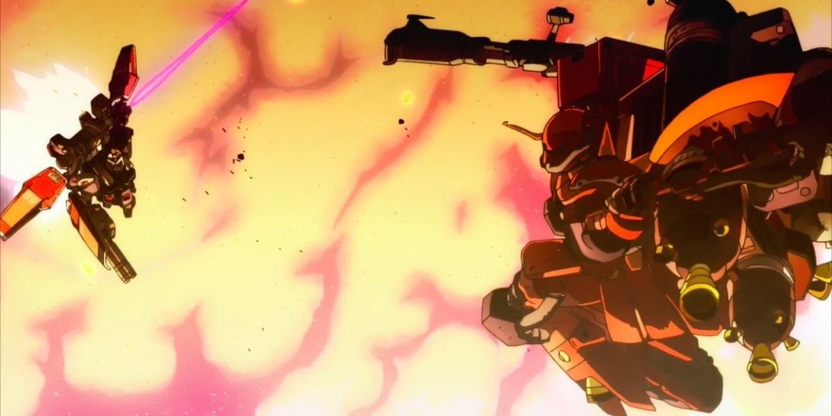 Full Armour Gundam VS Psycho Zaku