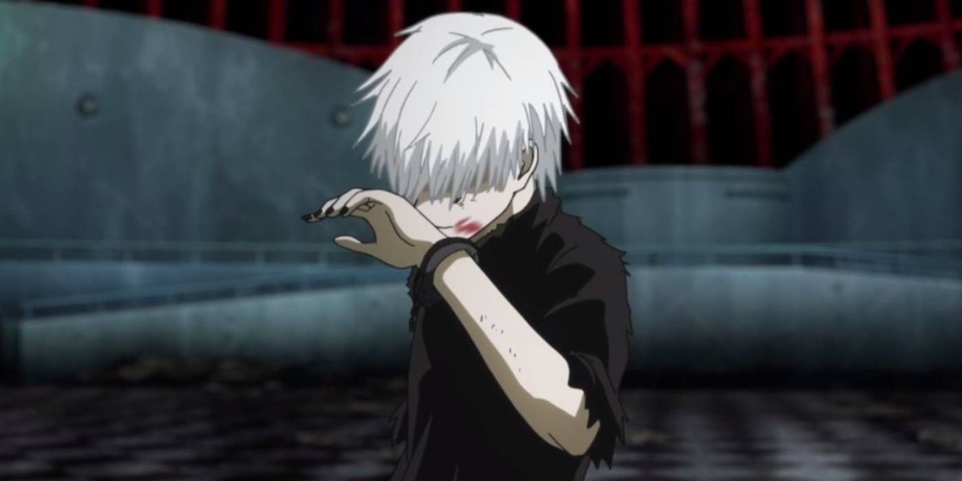 Ken Kaneki's Ghoul Covering His Face