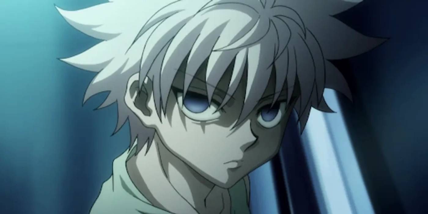 Killua Zoldyck Zoldyck Family Hunter × Hunter Anime Manga, Anime, purple,  face png | PNGEgg