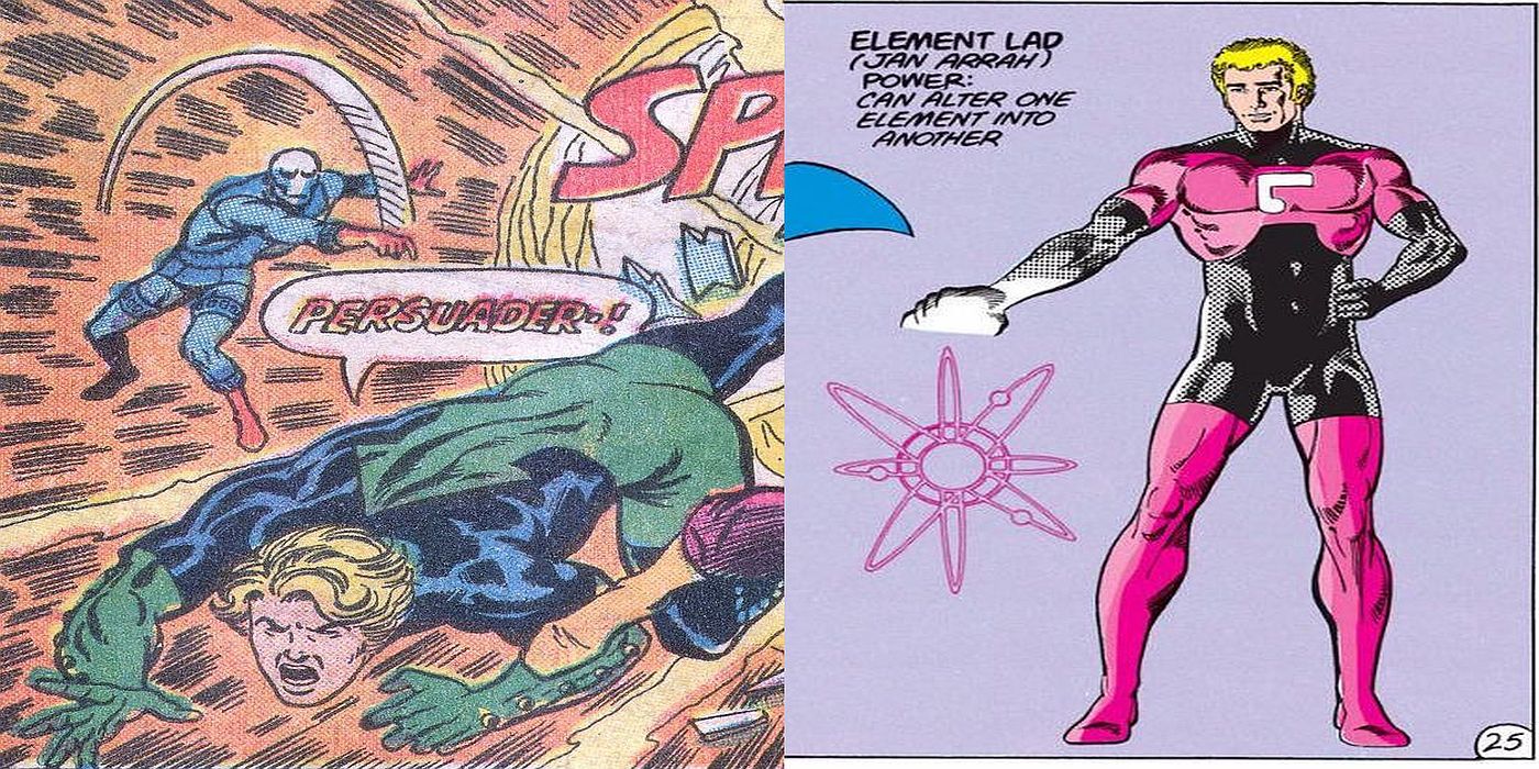 Element Lad returned to pink hues as be became Legion leader.