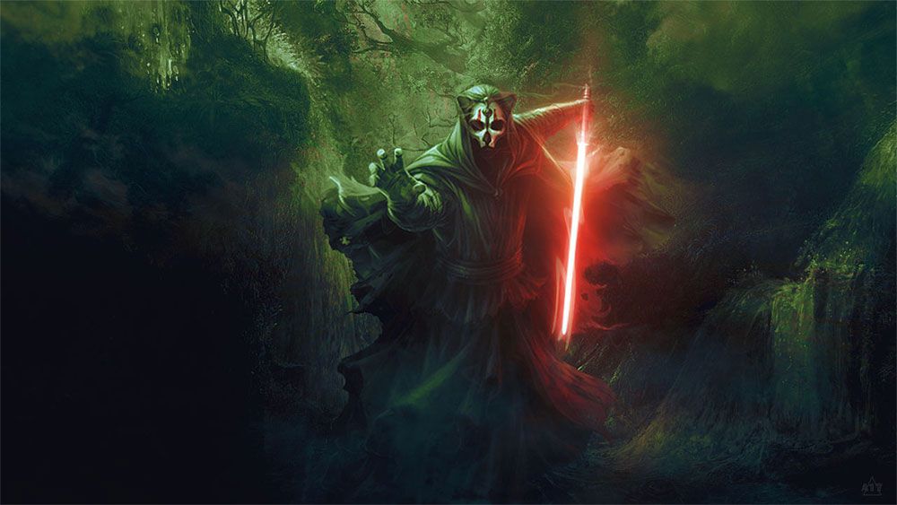 Fan art rendition of Darth Nihilus from Knights of the Old Republic II
