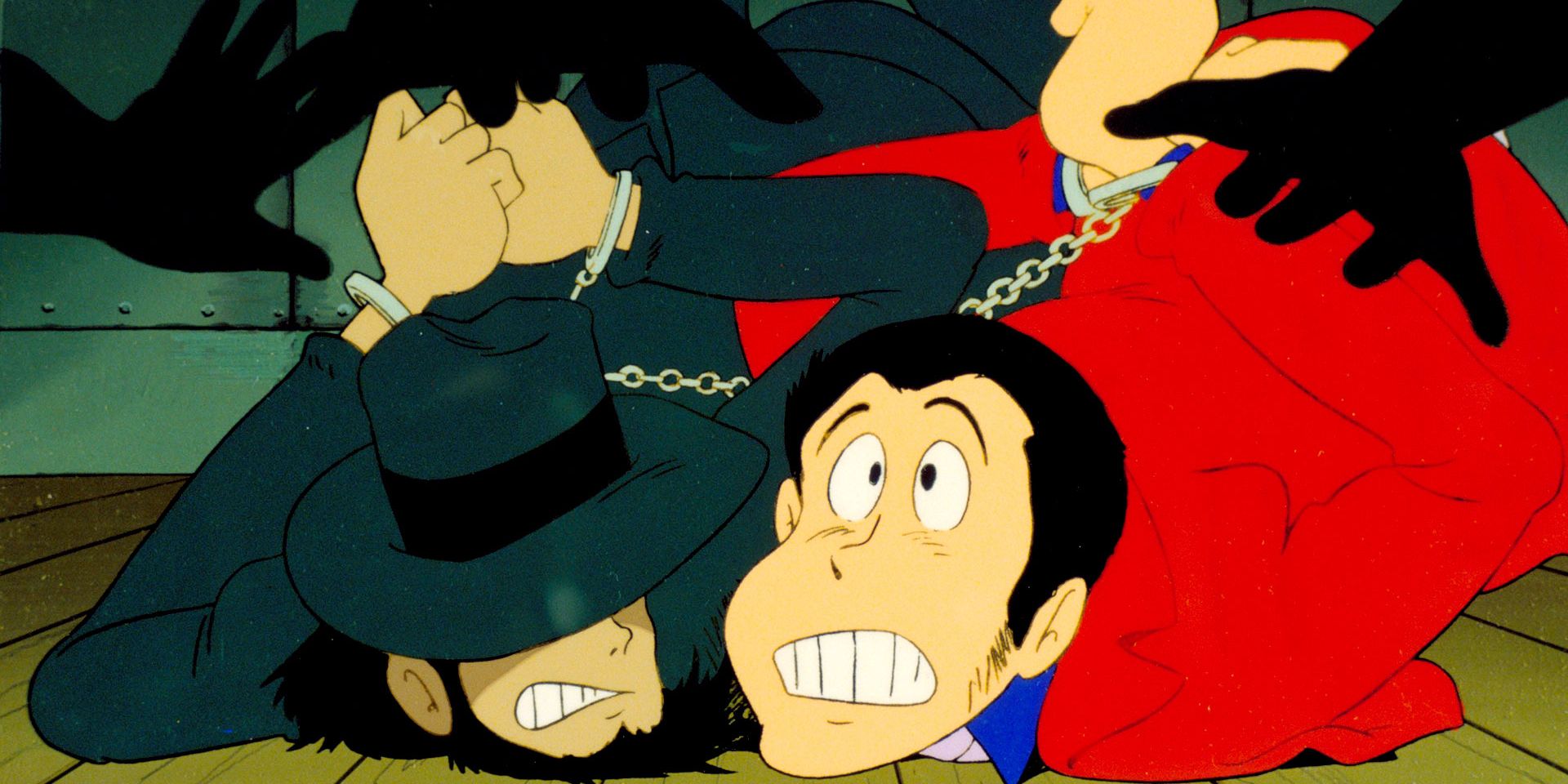 Lupin gets arrested alongside Goemon in Lupin the 3rd Part II