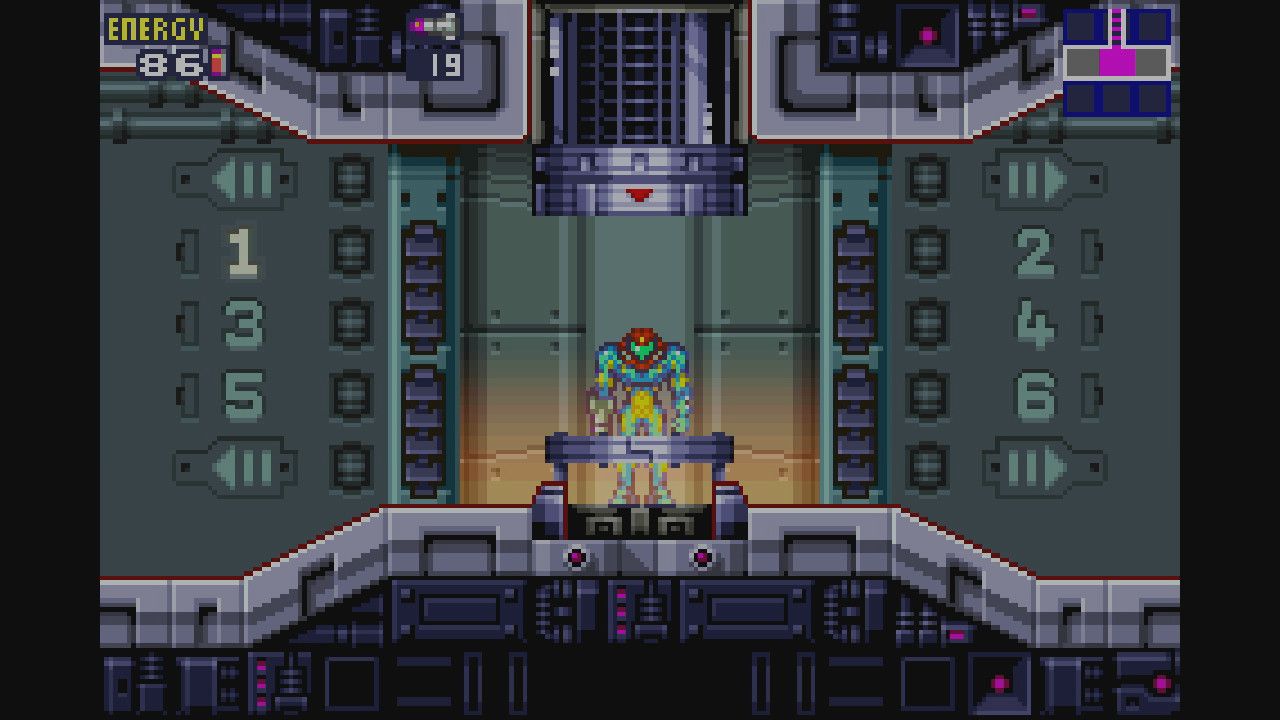 Official screenshot for Metroid Fusion