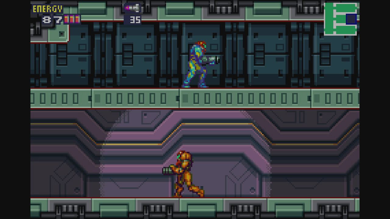 Official screenshot for Metroid Fusion