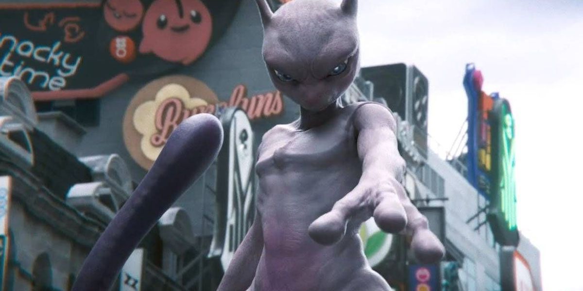 Mewtwo extends an arm