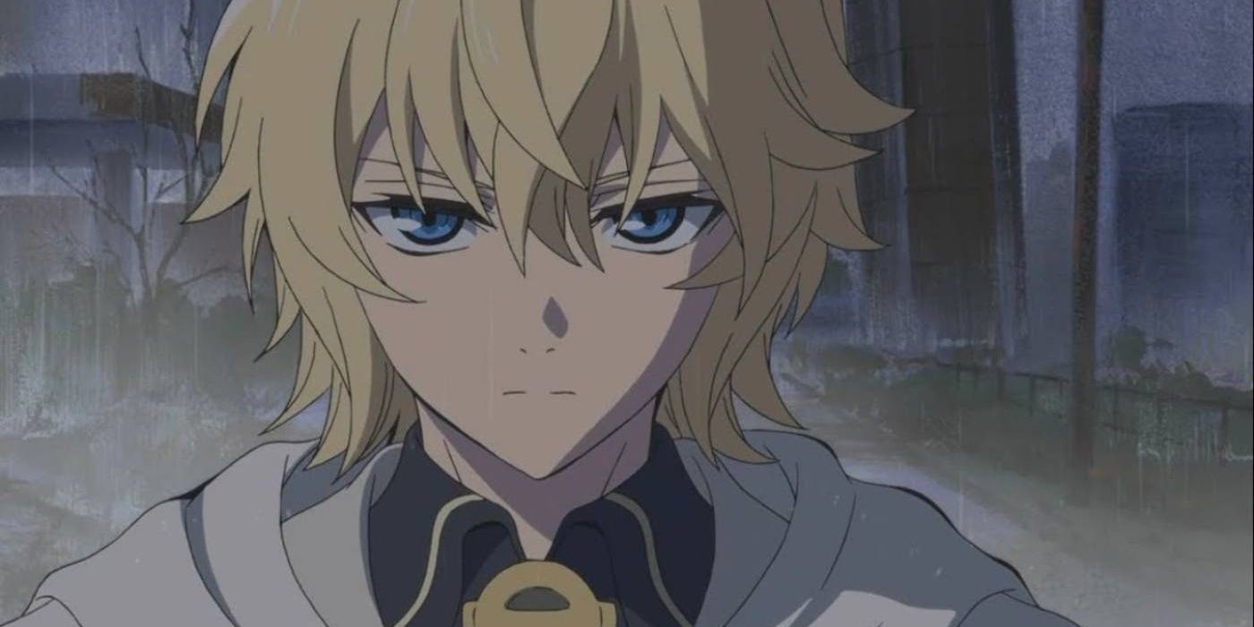 Mikaela Hyakuya with a serious expression from Seraph Of The End