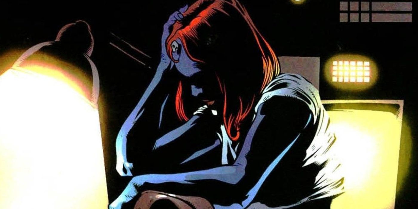 Mystique contemplates her life in solace