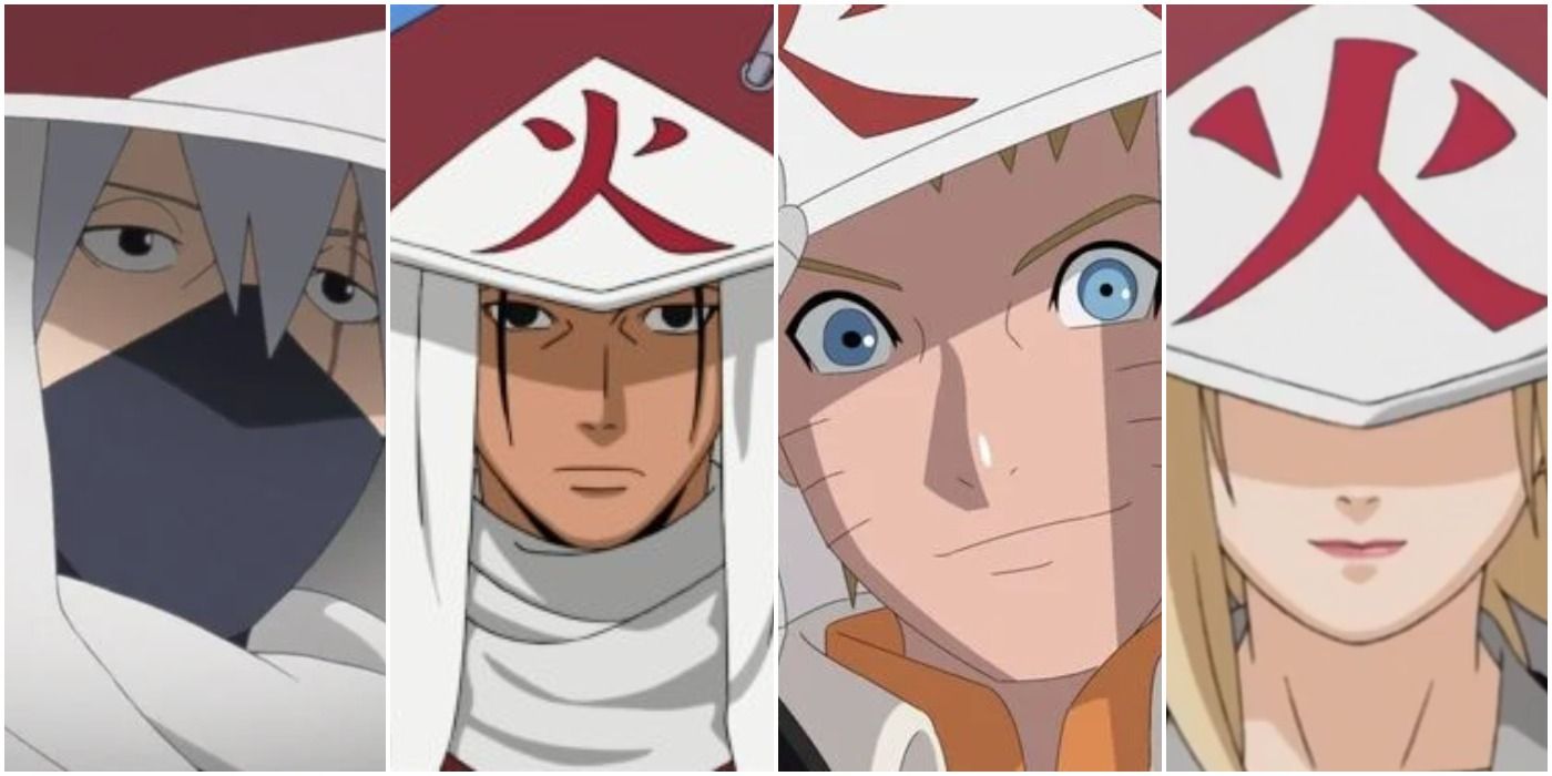 Who are all the Hokages in Naruto