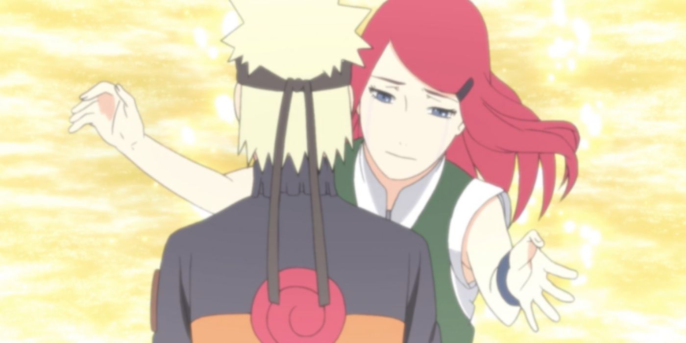 Naruto with his mother Kushina Uzumaki