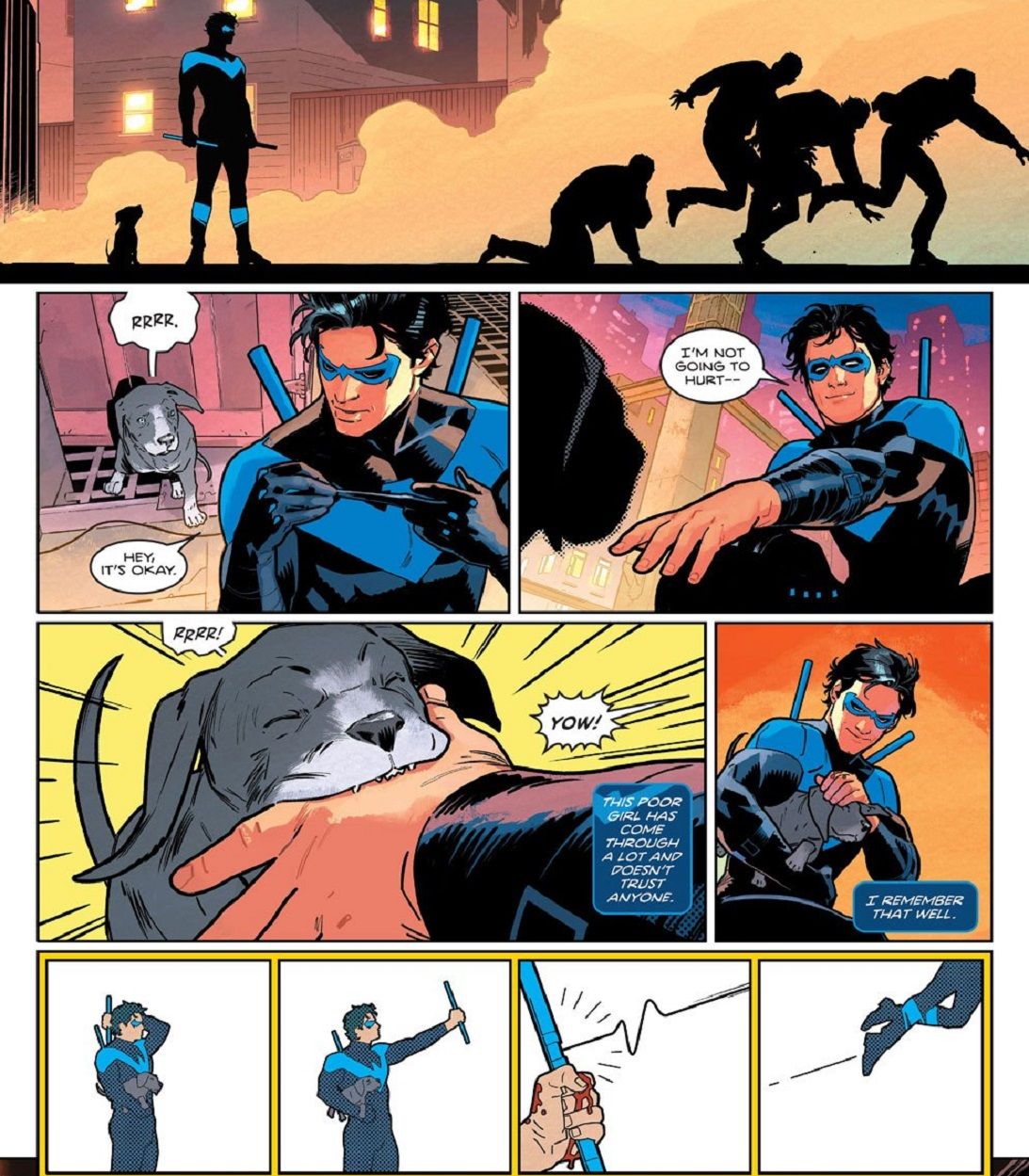 Nightwing: Dick Grayson's New Companion Is an Adorably Puppy