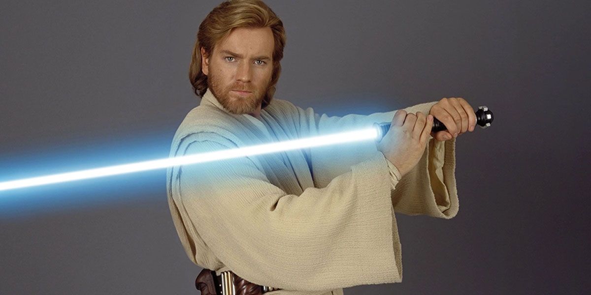 Obi wan with store lightsaber