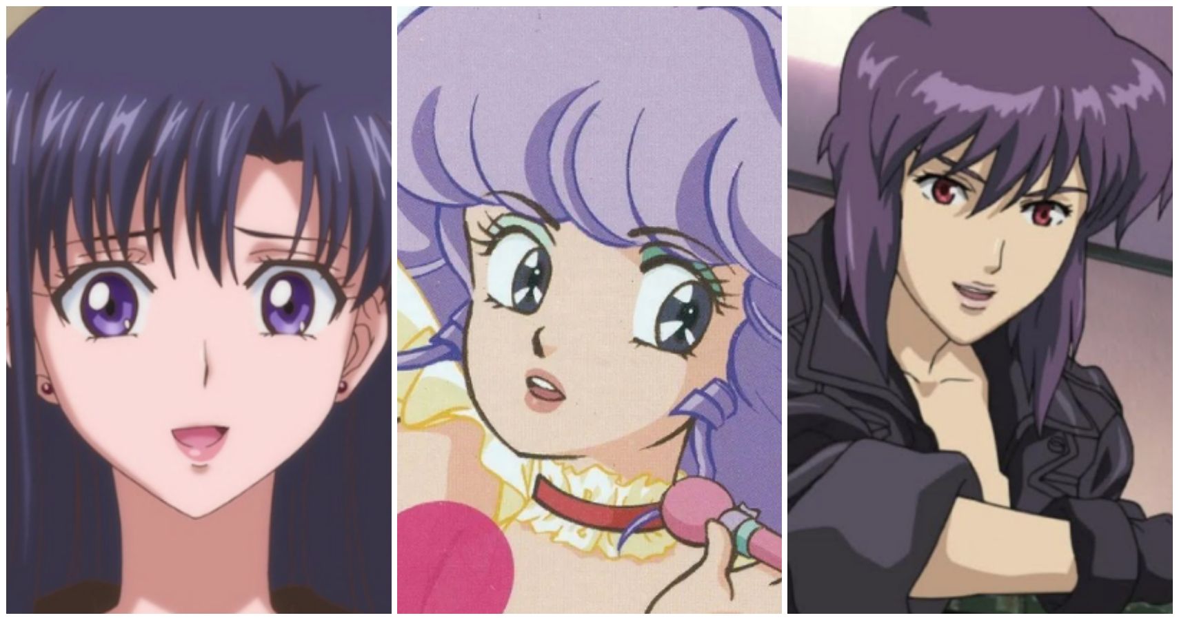 Why do some anime characters have purple hair? - Quora