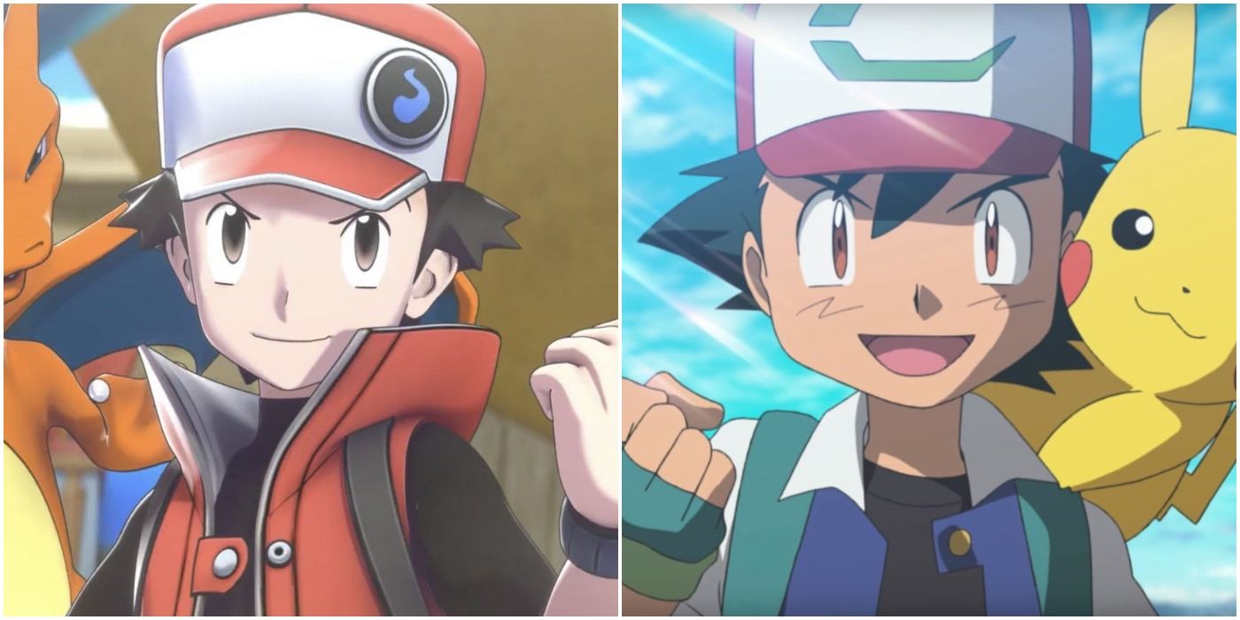 Ash VS Red. Quais as diferenças? Quem é o Melhor? - Pokémothim