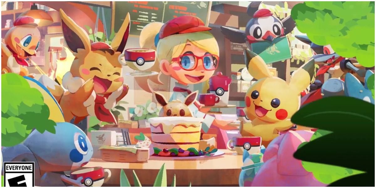 Pokémon Café Mix featuring Pichu, Eevee, and more
