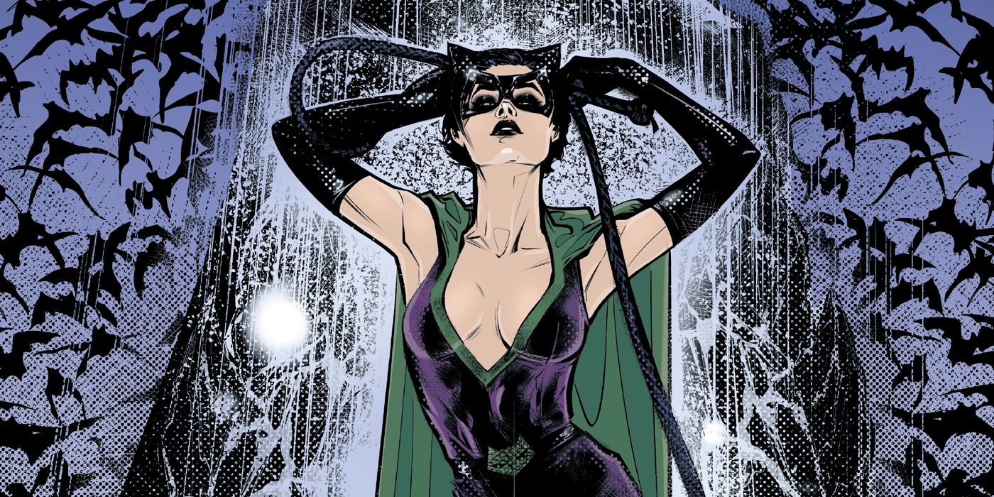 Catwoman in her classic costume