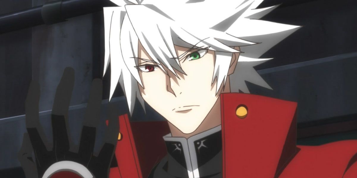 Ragna stares at his right hand