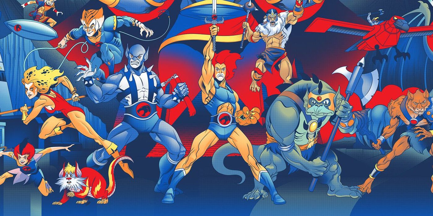 A collage of the Thundercats heroes and villains