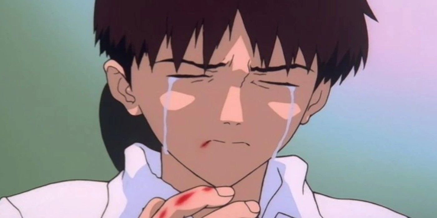 Shinji Cries In The Elevator
