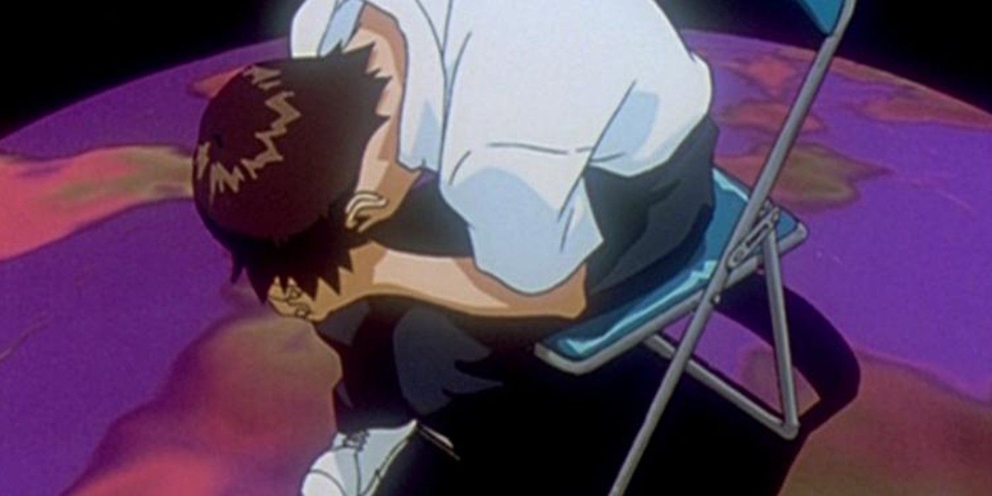 Shinji Ikari in Neon Genesis Evangelion.