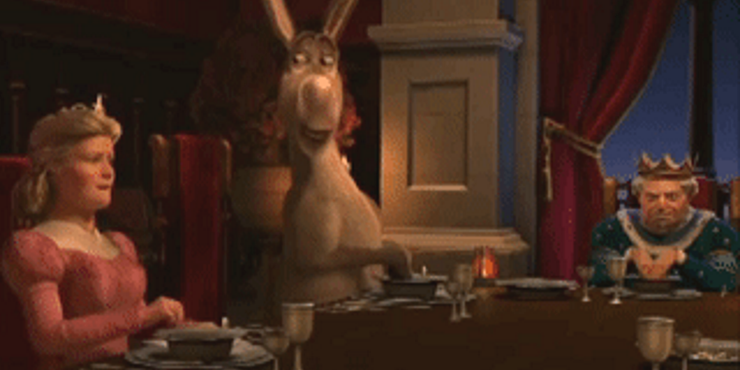pix Shrek 2 Dinner Scene 10 times shrek 2 was the best animated