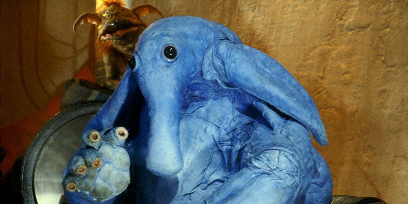 Max Rebo showing his charm