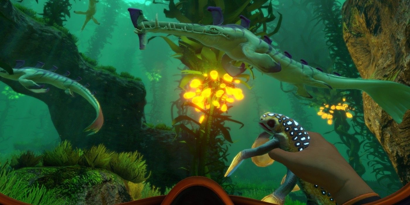 An image of gameplay for Subnautica