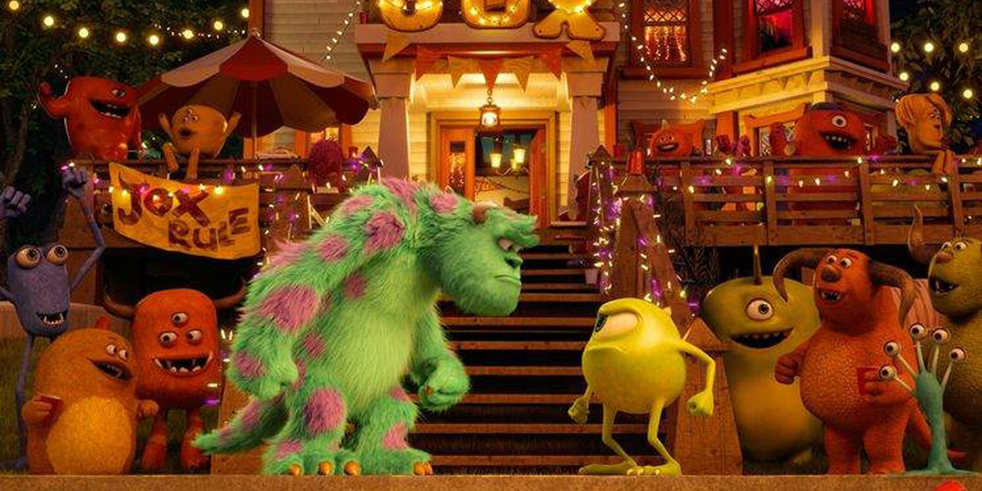 Sulley and Mike in Monsters University.