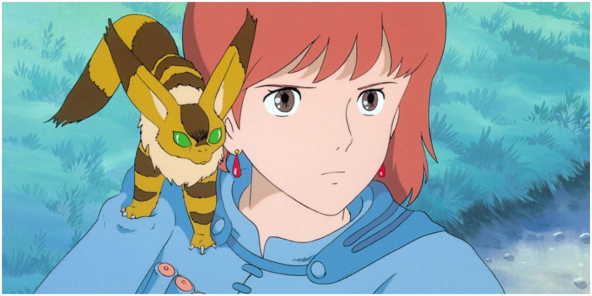 Teto and Nausicaä from Nausicaä of the Valley of the Wind staring 